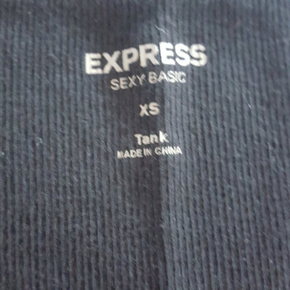 Express Black Tank Top - Picture 4 of 4